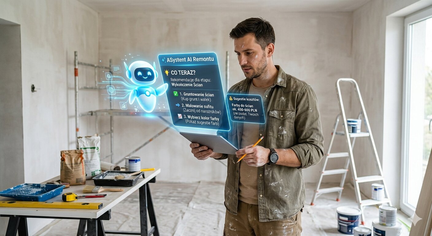 Asystent AI z rekomendacjami „co teraz” w remoncie
